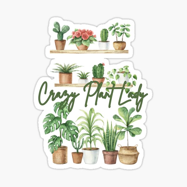 Item preview, Crazy Plant Lady Plant Mom Houseplants Plant Lover designed and sold by SonnyBoyDesigns.