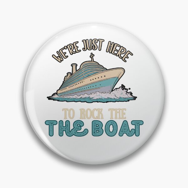 Item preview, We're Just Here to rock the boat | Bachelorette Party | Cruise | Travel Trip designed and sold by FitEnvy.