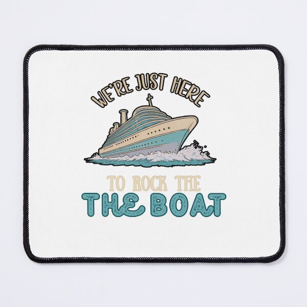 Item preview, We're Just Here to rock the boat | Bachelorette Party | Cruise | Travel Trip designed and sold by FitEnvy.
