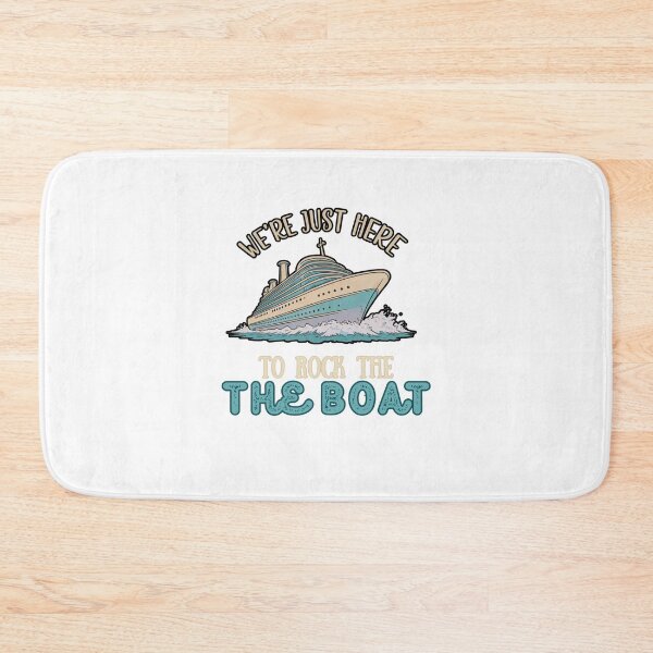Item preview, We're Just Here to rock the boat | Bachelorette Party | Cruise | Travel Trip designed and sold by FitEnvy.