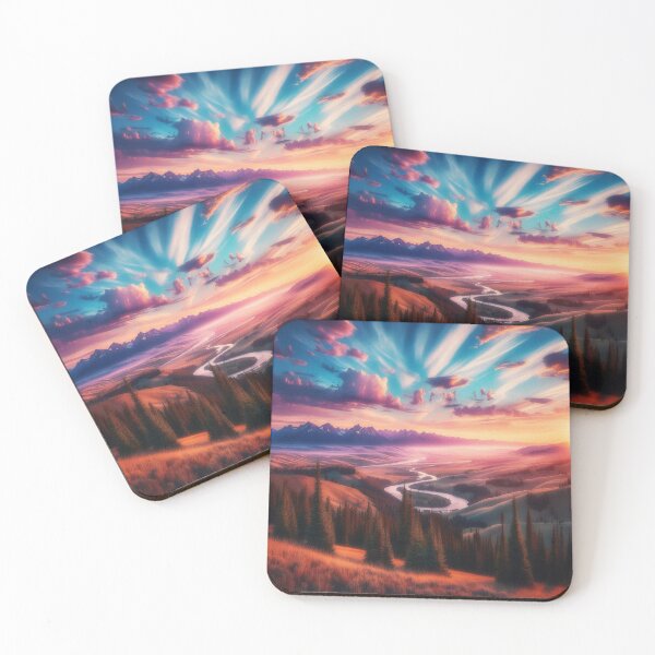 Item preview, Big Sky Sunset 1 designed and sold by PamsAIArt.