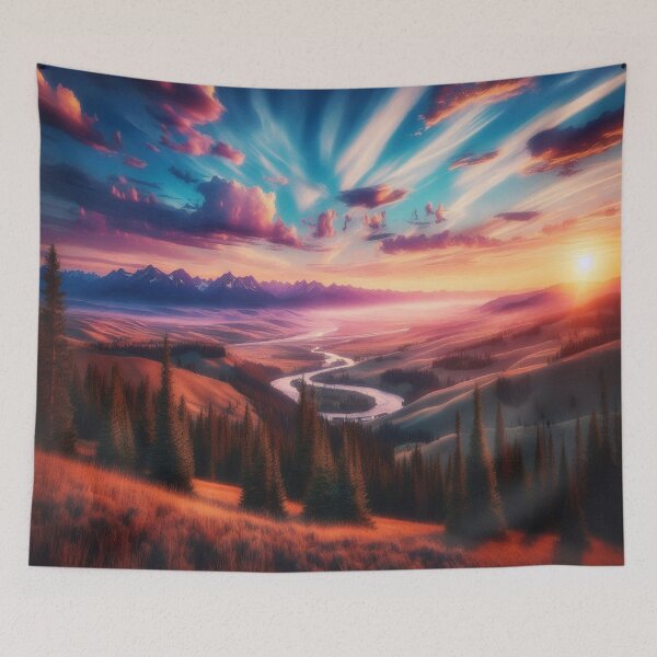 Item preview, Big Sky Sunset 1 designed and sold by PamsAIArt.
