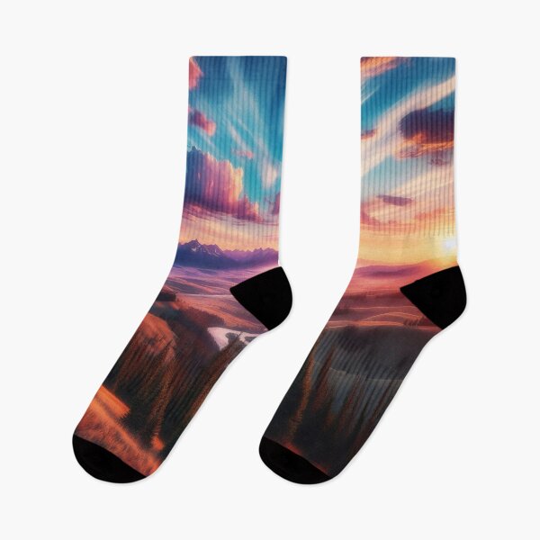 Item preview, Big Sky Sunset 1 designed and sold by PamsAIArt.