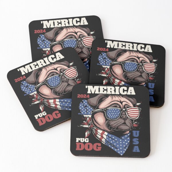 Item preview, USA Pug 2024 Elections American Flag designed and sold by AuroraIllArena.