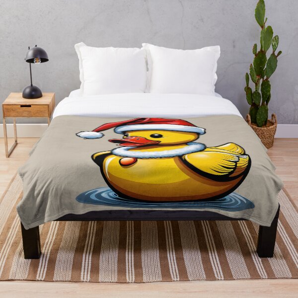 Aperçu de l'œuvre Joyeux Noël Canard en caoutchouc créée et vendue par Dan Farsaci.