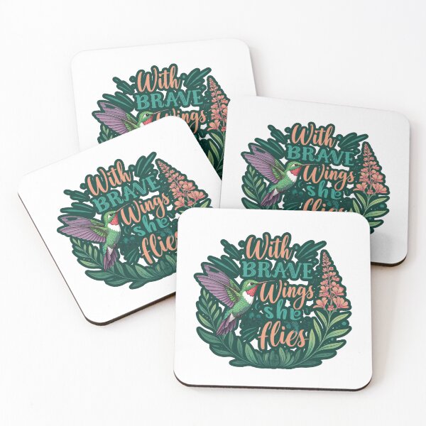 Item preview, With brave wings she flies | humming bird designed and sold by FitEnvy.
