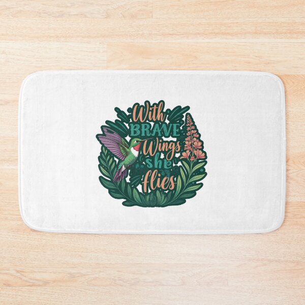Item preview, With brave wings she flies | humming bird designed and sold by FitEnvy.