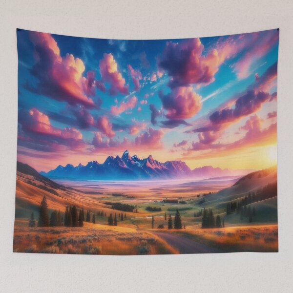 Item preview, Big Sky Sunset 3 designed and sold by PamsAIArt.
