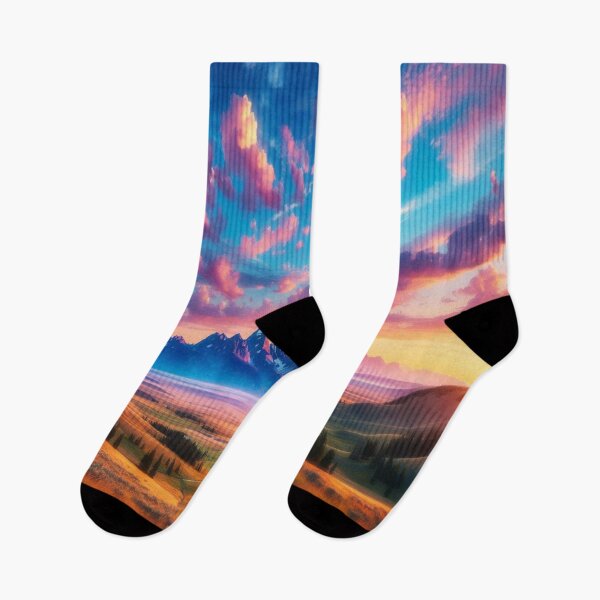 Item preview, Big Sky Sunset 3 designed and sold by PamsAIArt.