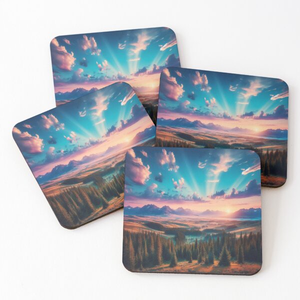 Item preview, Big Sky Sunset 4 designed and sold by PamsAIArt.