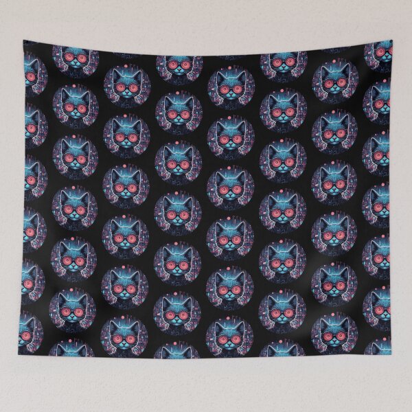 Item preview, Futuristic Cyber Cat designed and sold by Nostalgia Busters.