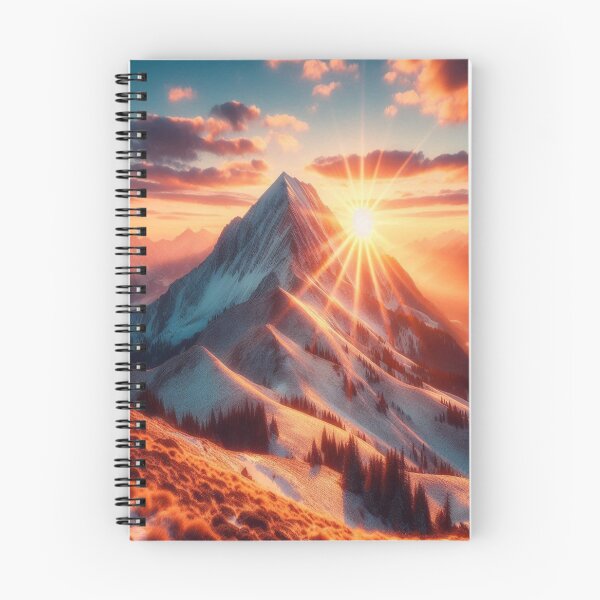 Item preview, Mountain Sunset 2 designed and sold by PamsAIArt.