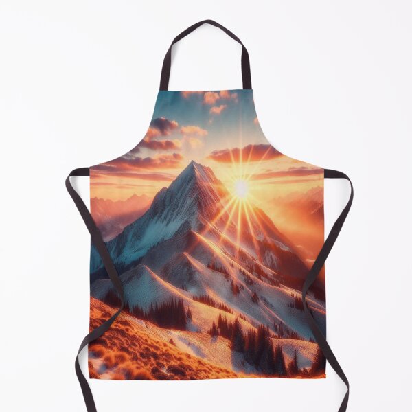 Item preview, Mountain Sunset 2 designed and sold by PamsAIArt.