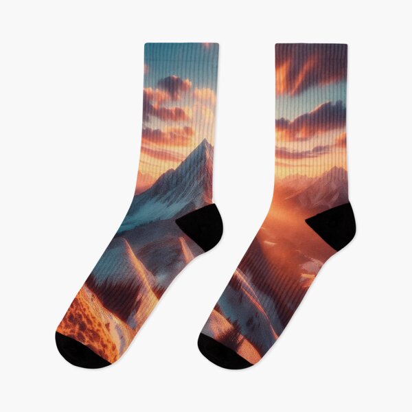 Item preview, Mountain Sunset 2 designed and sold by PamsAIArt.