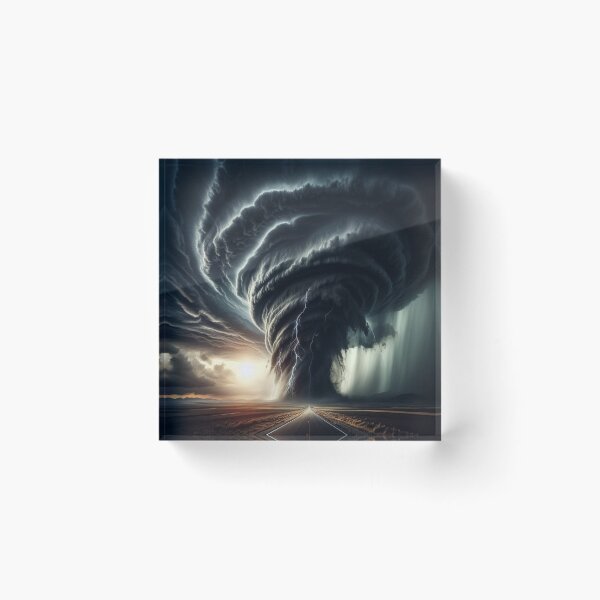 Item preview, Tornado Cell Coming designed and sold by PamsAIArt.