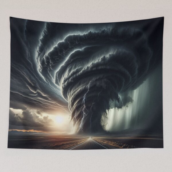 Item preview, Tornado Cell Coming designed and sold by PamsAIArt.