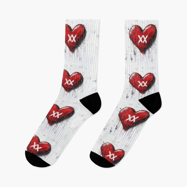 Item preview, XX Red Heart Graffiti Style designed and sold by MaryFiore.