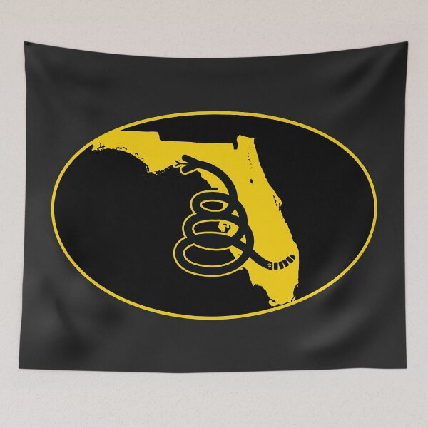 Item preview, FLORIDA - Freedom Is The Superpower - Modern Gadsden Snake Flag - Dont Tread On Me design designed and sold by pelagio.