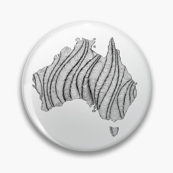 Item preview, Map of Australia Pattern Art designed and sold by JodieMarieArt.