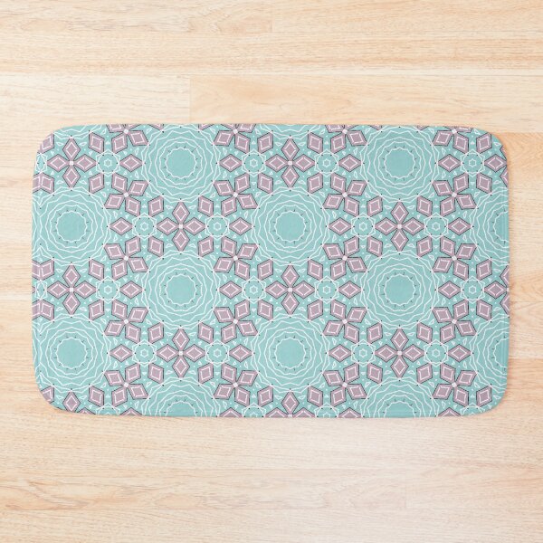 Item preview, Subtle Turquoise Purple Pattern designed and sold by ilovespmaestax.