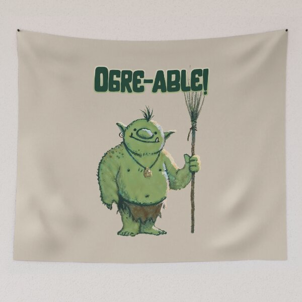 Item preview, Ogre-able Positive Fantasy Design for Kids and Families designed and sold by Victor Shadehorn.