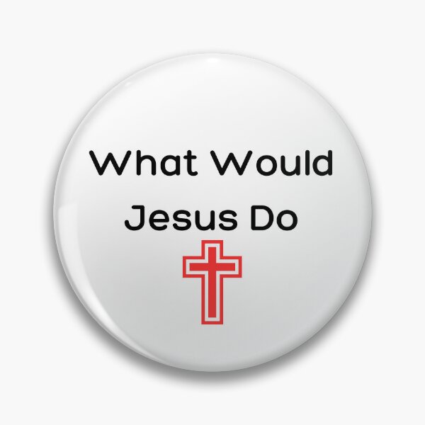 Item preview, What Would Jesus Do, black/red designed and sold by Redeemed365.