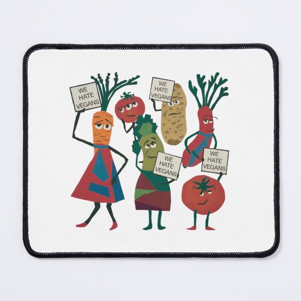 Item preview, we hate vegans, funnyfits70, Humor, Funny designed and sold by FunnyFits70.