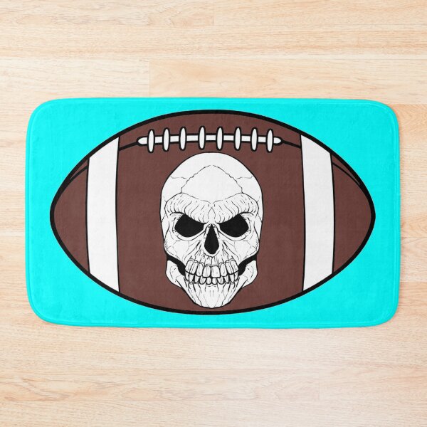 Item preview, Football Jolly Roger (Cyan) designed and sold by MurpheusTech.