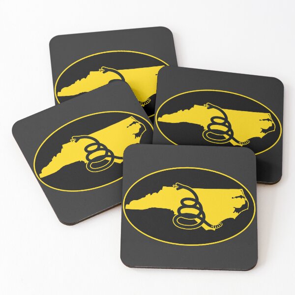 Item preview, NORTH CAROLINA - Freedom Is The Superpower - Modern Gadsden Snake Flag - Dont Tread On Me design designed and sold by pelagio.