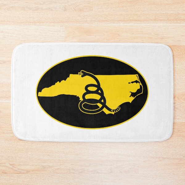 Item preview, NORTH CAROLINA - Freedom Is The Superpower - Modern Gadsden Snake Flag - Dont Tread On Me design designed and sold by pelagio.
