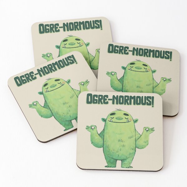Item preview, Ogre-normous Fantasy Friend Positive Design for Kids designed and sold by Victor Shadehorn.
