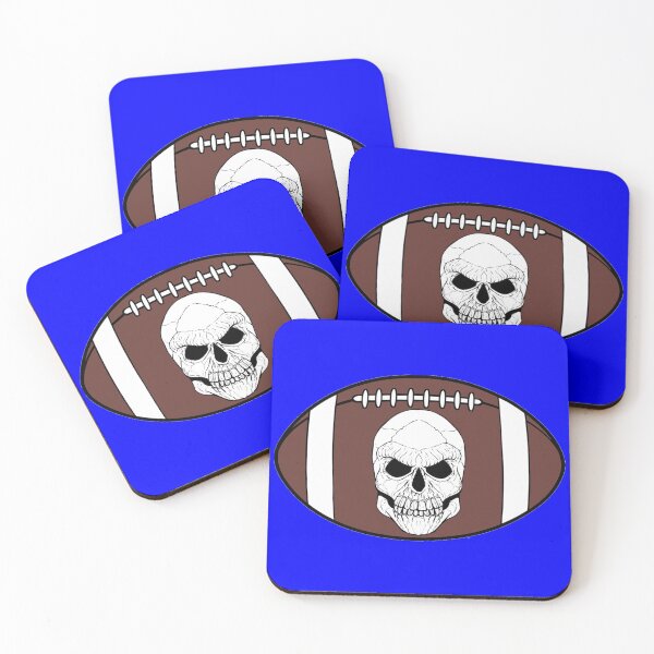Item preview, Football Jolly Roger (Blue) designed and sold by MurpheusTech.