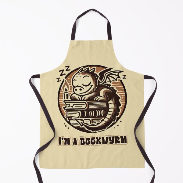 Item preview, I'm a Bookwyrm Dragon Fantasy Reading Design designed and sold by Victor Shadehorn.