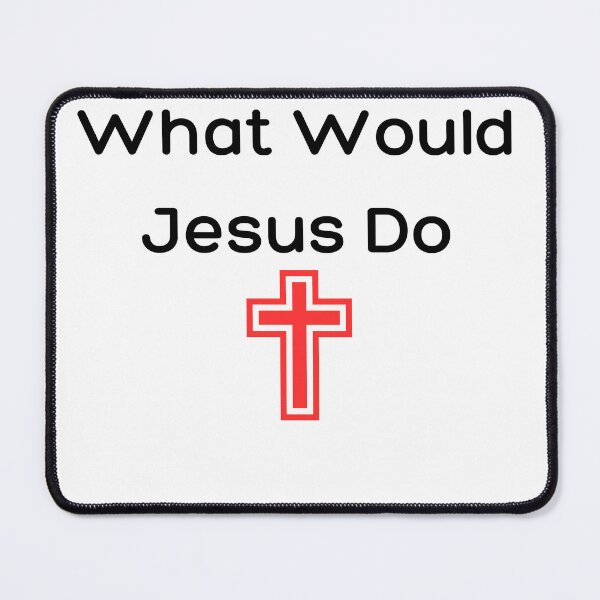 Item preview, What Would Jesus Do, black/red designed and sold by Redeemed365.