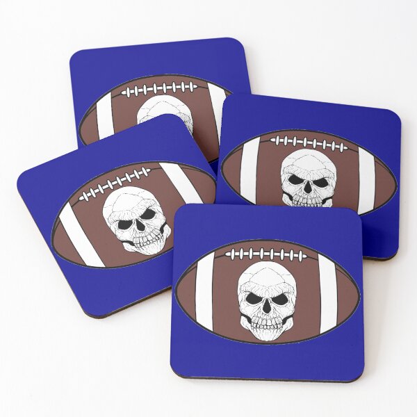 Item preview, Football Jolly Roger (Dark Blue) designed and sold by MurpheusTech.