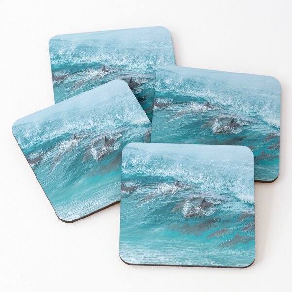 Item preview, Surfing Dolphins designed and sold by Russell Charters.