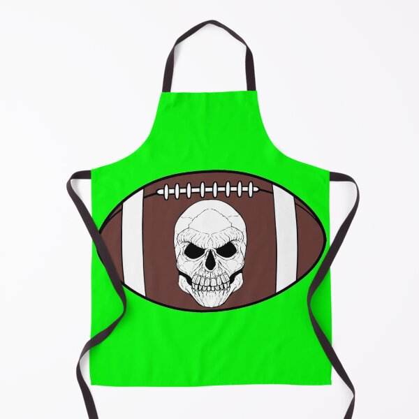 Item preview, Football Jolly Roger (Lime) designed and sold by MurpheusTech.