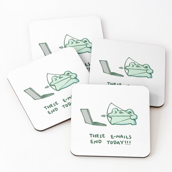 Item preview, These E-mails end today frog designed and sold by PopcornpunkART.