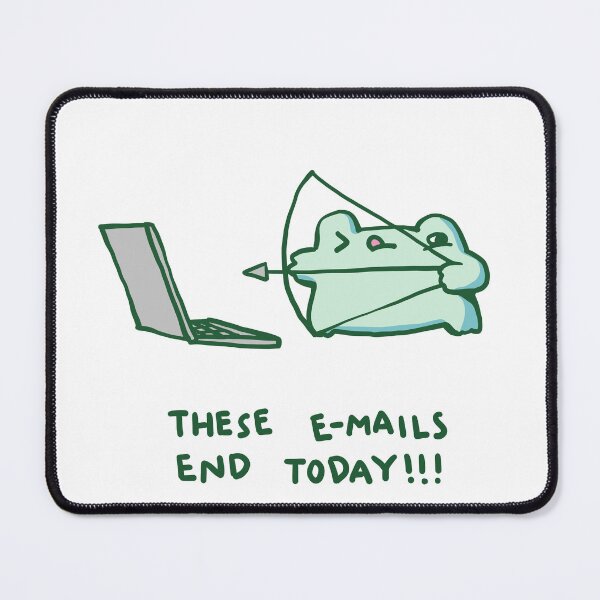 Item preview, These E-mails end today frog designed and sold by PopcornpunkART.