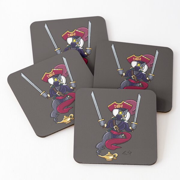 Item preview, Pirata Ninja Elfo Oscuro Genio designed and sold by BowlerHatBazzar.