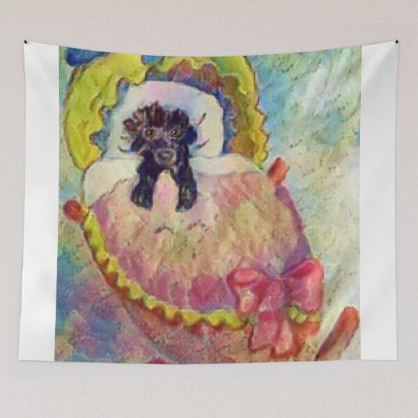 Item preview, Puppy In Crib designed and sold by pinkyjainpan.