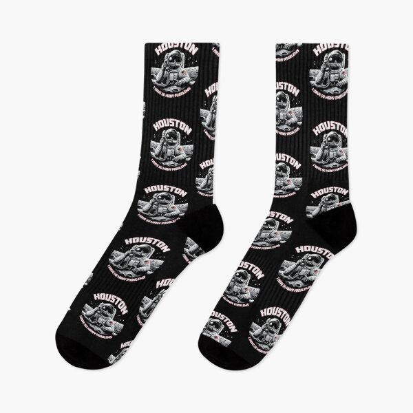 Item preview, Houston I Have So Many Problems Astronaut designed and sold by Greenbacks.