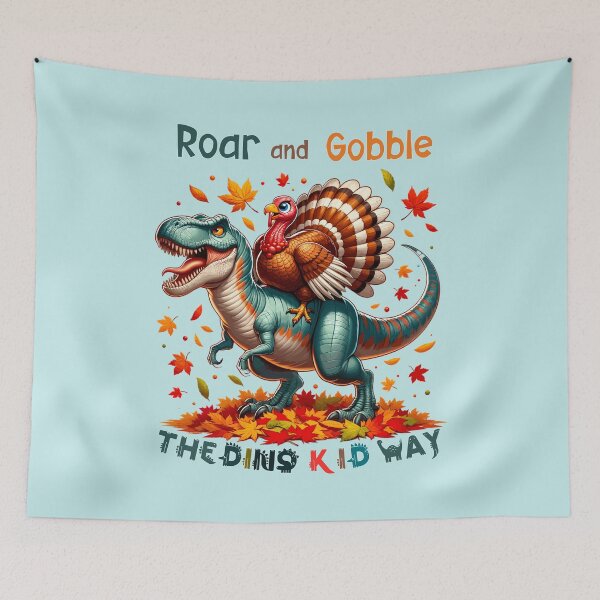 Item preview, Roar and gobble, the dino kid way! designed and sold by bAIryBarn.