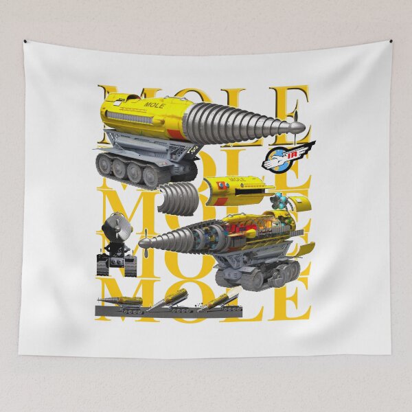 Item preview, The Mole 2, Thunderbirds designed and sold by madbadmachines.