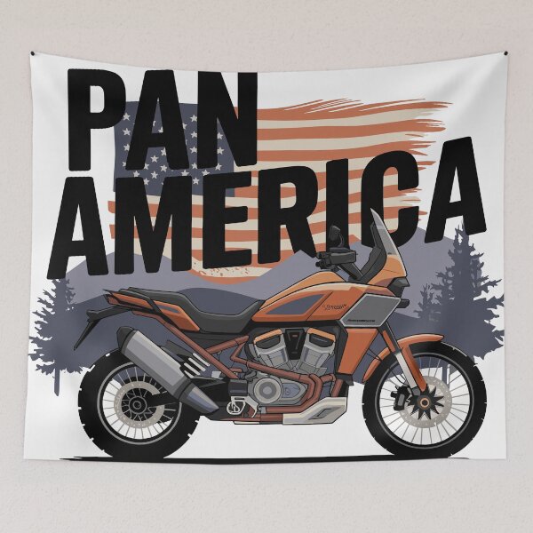 Item preview, Great Pan America Motorcycle Adventure Touring Design designed and sold by waterloop.