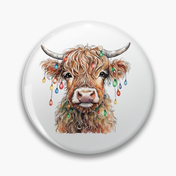 Item preview, Highland Cow Christmas, Scottish Cow, Cute Cow designed and sold by JTRApperal.