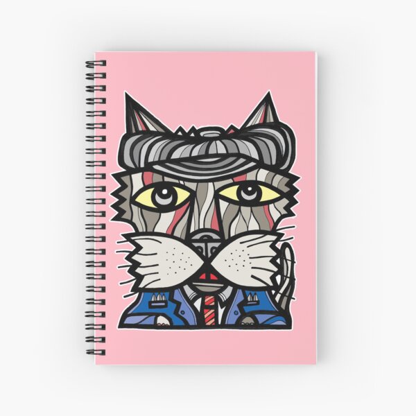 "Cozy Kat" Spiral Notebook