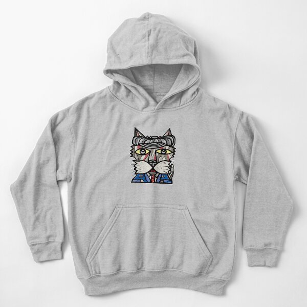 "Cozy Kat" Kids Pullover Hoodie