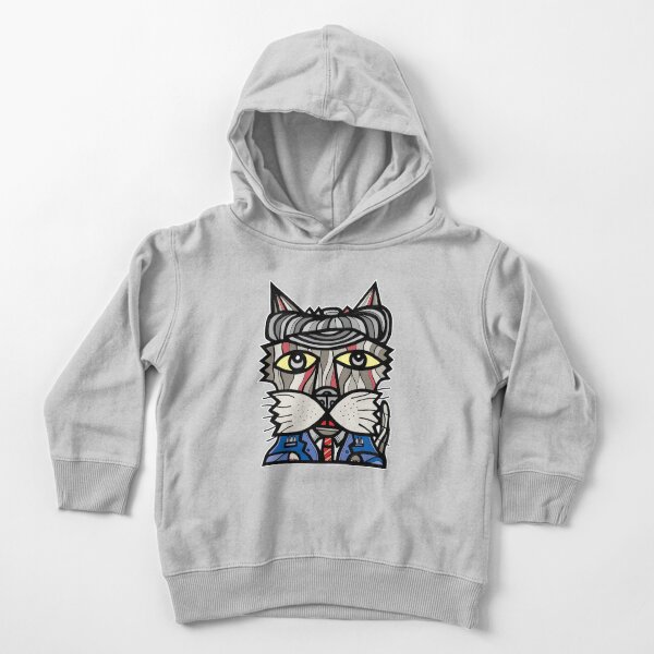 "Cozy Kat" Toddler Pullover Hoodie