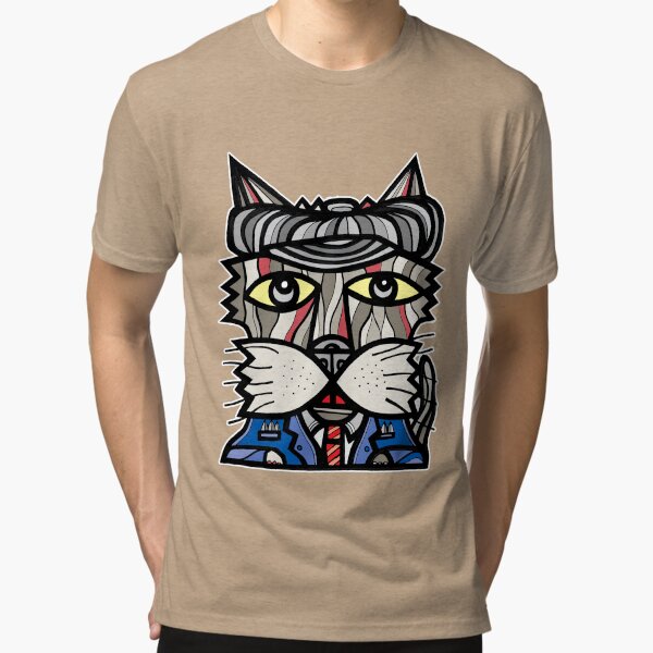 "Cozy Kat" Tri-blend T-Shirt